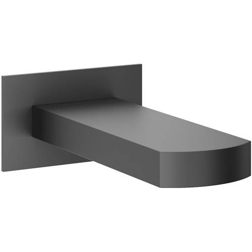 Larger image of Crosswater Wisp Bath Spout (Matt Black).