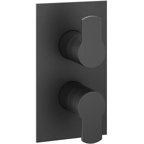 Larger image of Crosswater Wisp Shower Valve With 1 Outlet (Matt Black).
