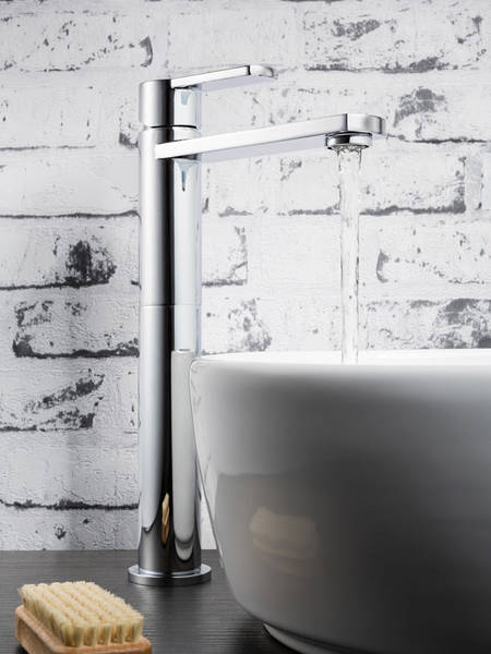 Example image of Crosswater Wisp Tall Basin Mixer Tap (Chrome).