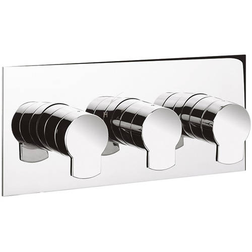 Larger image of Crosswater Wisp Shower Valve With 3 Outlets & Diverter (Chrome).
