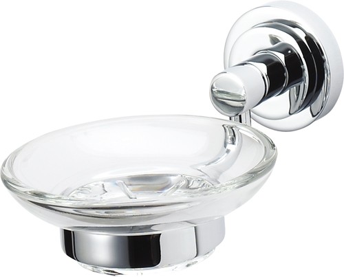 Larger image of Deva Abbie Soap Holder (Chrome).