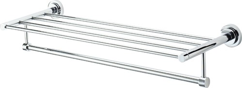 Larger image of Deva Abbie Towel Rack 640mm (Chrome).