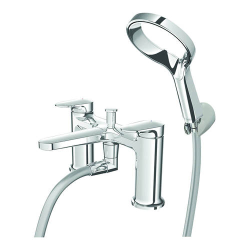 Larger image of Methven Aio Bath Shower Mixer Tap (Chrome).