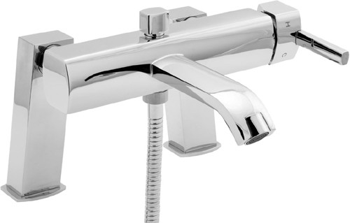 Larger image of Deva Azeta Bath Shower Mixer Tap With Shower Kit.