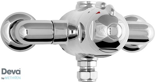 Example image of Deva Azure Exposed Thermostatic Shower Valve, Single Mode Kit & Regulator.