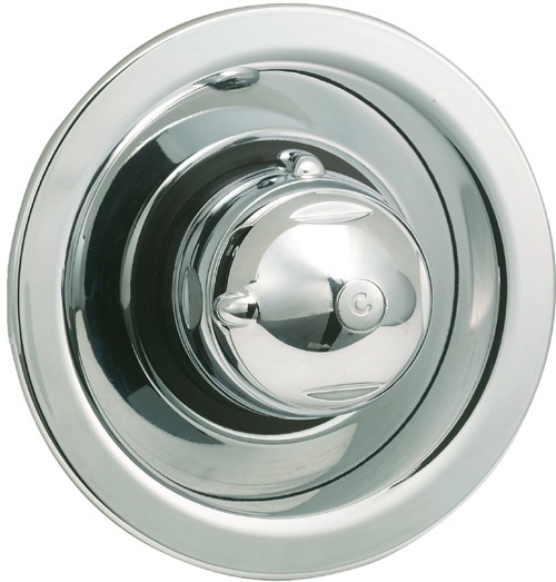 Larger image of Deva Azure Concealed Thermostatic Shower Valve (Chrome).