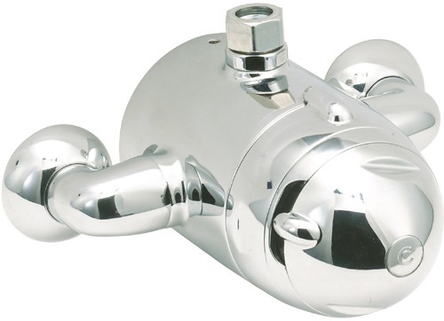 Larger image of Deva Azure Exposed Thermostatic Shower Valve (Chrome).