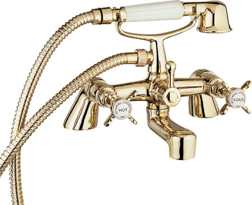 Example image of Deva Coronation Bath Tap Pack 1 (Gold).