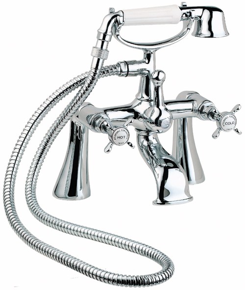 Example image of Deva Coronation Bath Tap Pack 2 (Chrome).