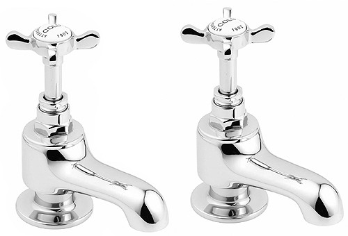 Example image of Deva Coronation Bath Tap Pack 3 (Chrome).