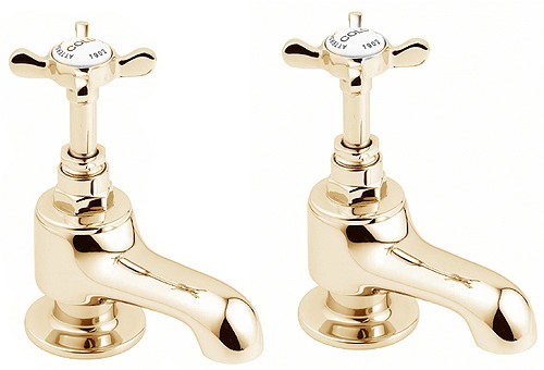 Example image of Deva Coronation Bath Tap Pack 3 (Gold).