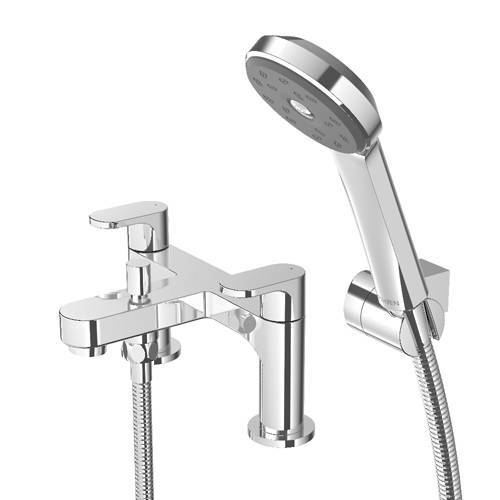 Larger image of Methven Breeze Bath Shower Mixer Tap With Kit (Chrome).