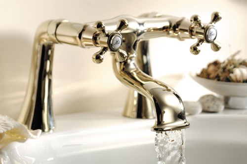 Example image of Deva Empire Bath Filler Tap (Gold).