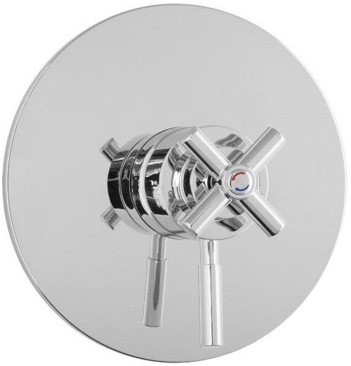 Larger image of Deva Expression TMV2 Thermostatic Concealed Shower Valve (Chrome).