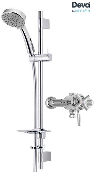 Larger image of Deva Envy Exposed Thermostatic Shower Valve With Multi Mode Kit.