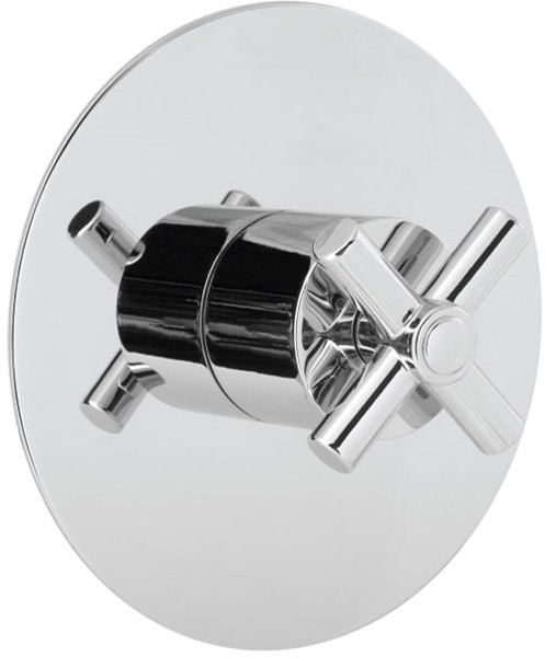 Larger image of Deva Expression Thermostatic Shower Blending Valve (Chrome).