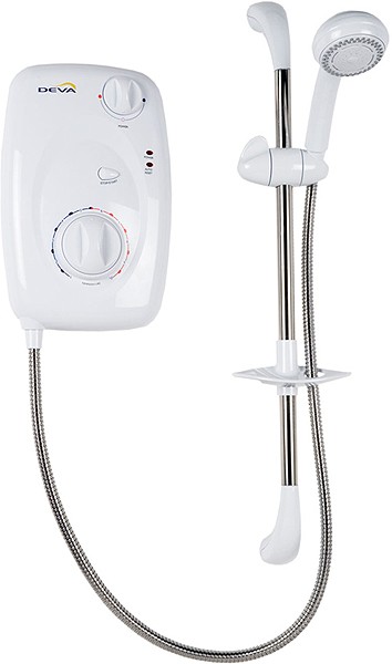 Larger image of Deva Electric Showers Revive 8.5kW In White And Chrome.