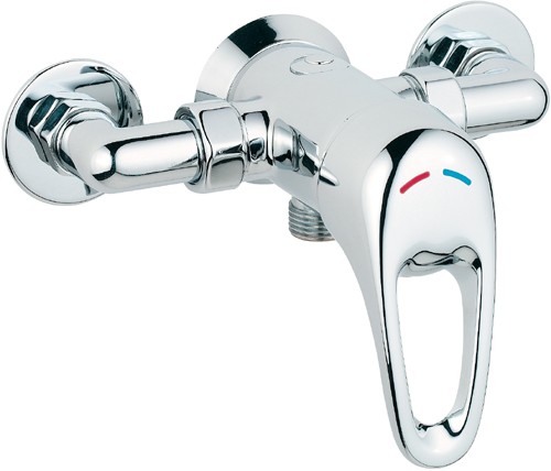 Larger image of Deva Excel Manual Exposed Shower Valve (Chrome).