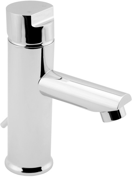 Larger image of Deva Ikon Mono Basin Mixer Tap With Pop Up Waste (Chrome).