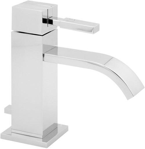 Larger image of Deva Jala Mono Basin Mixer Tap With Pop Up Waste (Chrome).