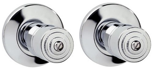 Larger image of Deva Accessories Swivel Body Jets (Pair, Chrome).