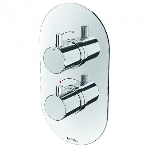 Example image of Methven Kaha Concealed Thermostatic Shower Valve & Alo Shower System.