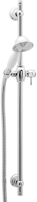 Larger image of Deva Shower Kits Traditional Slide Rail Kit With Handset & Hose.