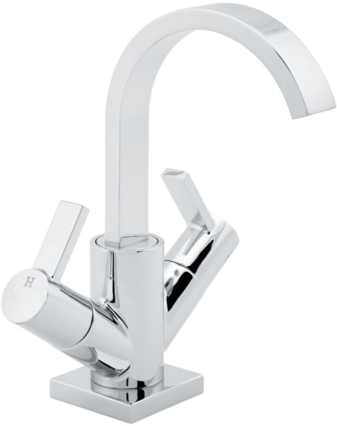 Larger image of Deva Linx Mono Basin Mixer Tap With Swivel Spout & Pop Up Waste (Chrome).