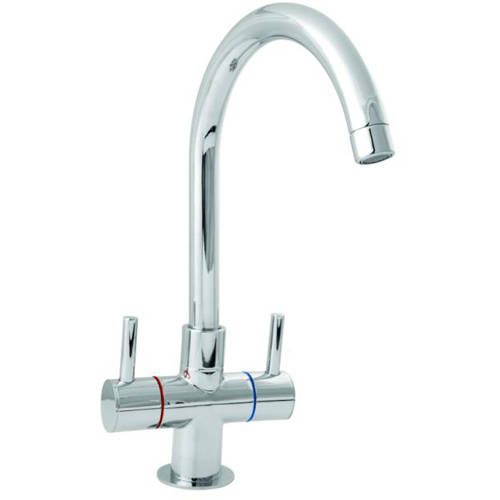 Larger image of Deva Metropolis Metropolis Mono Sink Mixer Tap With Swivel Spout.