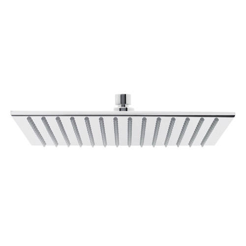 Larger image of Methven Square Thin Brass Shower Head 300x300mm (Chrome).