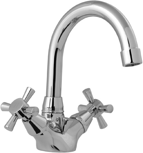 Larger image of Deva Milan Mono Basin Mixer Tap With Swivel Spout.