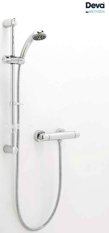 Larger image of Deva Response Thermostatic Bar Shower Valve With Single Mode Kit.