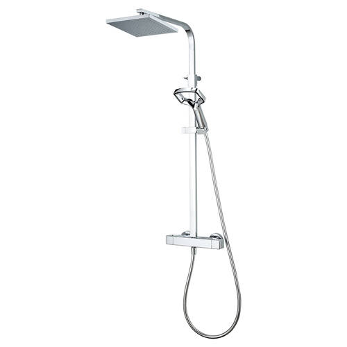 Larger image of Methven Aurajet Rua Cool To Touch Bar Shower Kit With Diverter (Chrome).