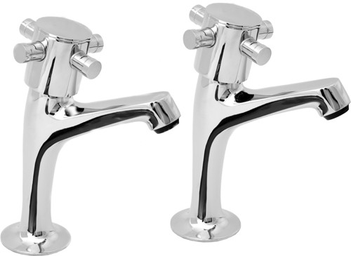 Larger image of Deva Sicilian High Neck Sink Taps (Pair).