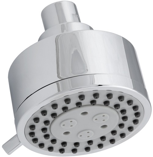 Larger image of Deva Shower Heads 3 Mode Shower Head With Swivel Joint (Chrome).