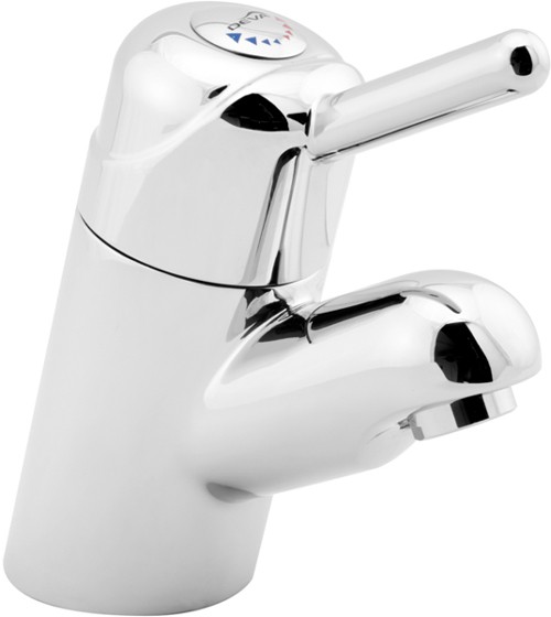 Larger image of Deva Thermostatic TMV3 Thermostatic Mono Basin Mixer Tap (Chrome).