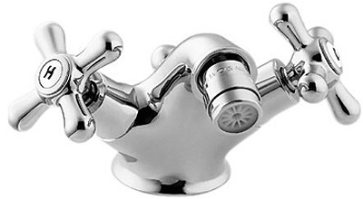 Larger image of Deva Regency Mono Bidet Mixer Tap With Pop Up Waste (Chrome).