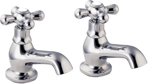 Larger image of Deva Regency Bath Taps (Pair, Chrome).