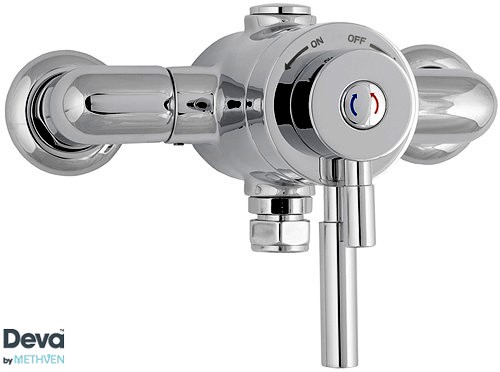 Example image of Deva Vision Exposed Thermostatic Shower Valve, Multi Mode Kit & Regulator.