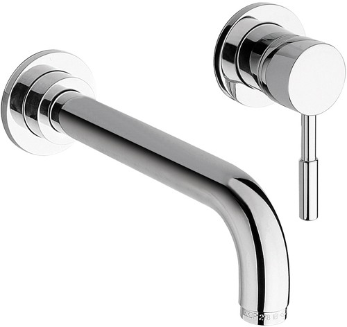 Larger image of Deva Vision 2 Tap Hole Wall Mounted Basin Mixer Tap.