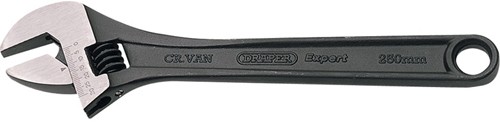 Larger image of Draper Tools Black adjustable wrench 250mm. 33mm Capacity.
