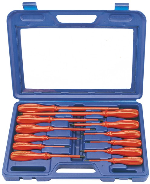Larger image of Draper Tools 12 Piece Fully Insulated Expert Screwdriver Set.
