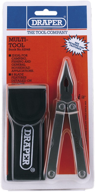 Example image of Draper Tools 12 Function 8 blade multi tool.