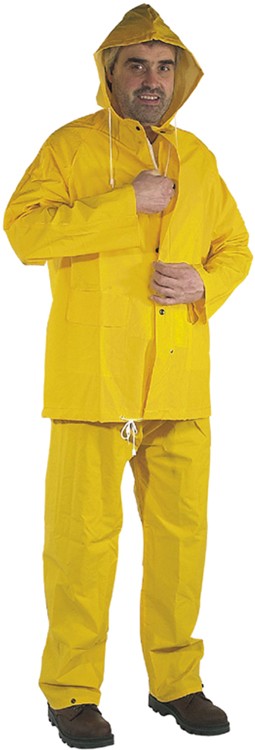 Larger image of Draper Workwear 2 Piece high yellow Rain Suit L.