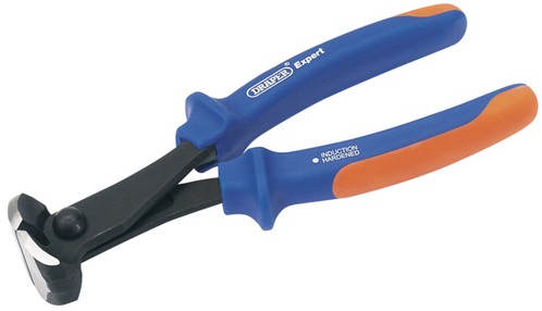 Larger image of Draper Tools Heavy duty soft grip end cutting pliers. 200mm.