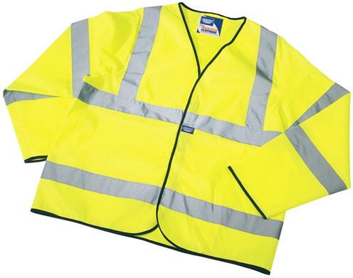Larger image of Draper Workwear Expert quality high visablity traffic Waistcoat XL.