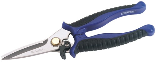 Larger image of Draper Tools Soft grip universal snips. 200mm.