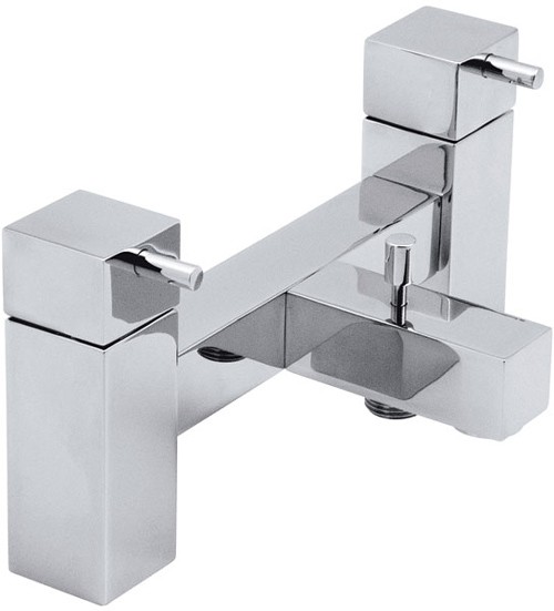 Larger image of Vado Mix2 Deck mounted 2 tap hole bath shower mixer, no kit.