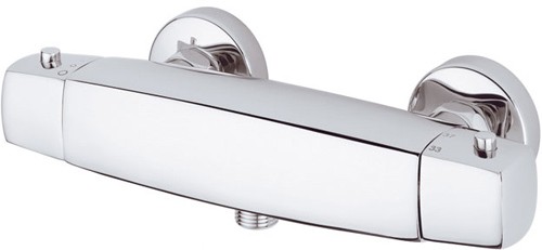 Larger image of Vado Mix2 Exposed thermostatic shower valve.