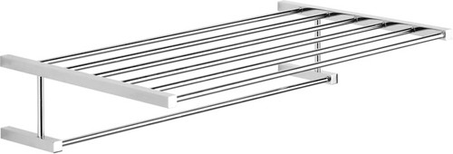 Larger image of Vado Mix2 Towel Rack with Rail. 515x300mm.